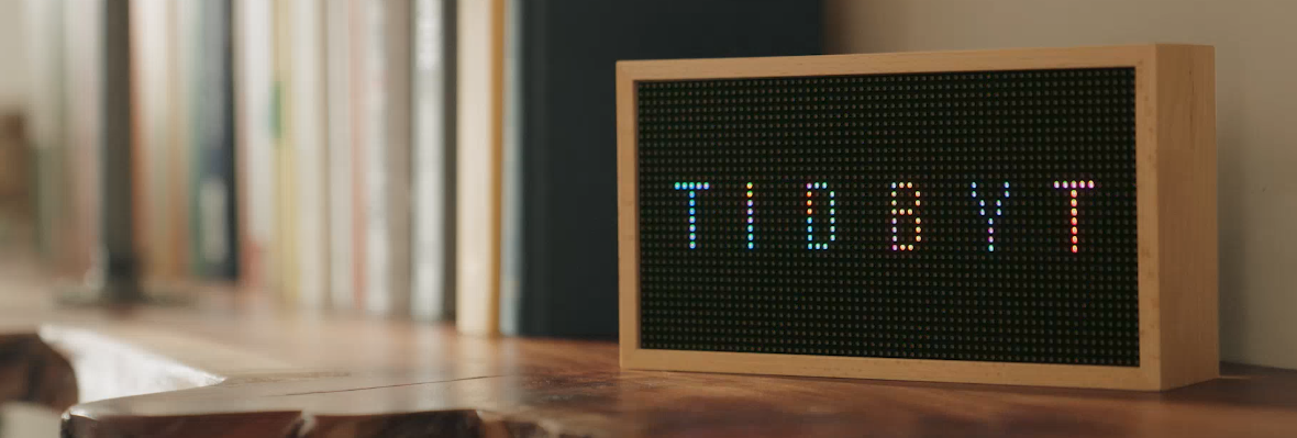 Featured image for “Tidbyt: Your Stylish, Retro-LED Info & Entertainment Center”