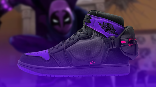 Featured image for “Check Out These ‘Spider-Man: Across The Spider-Verse’ Inspired Air Jordan 1 Utility Stash Sneakers That You’ll NEVER Get Your Hands On”
