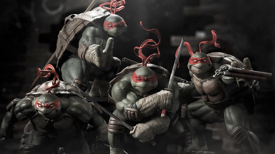 Featured image for “Iron Studios Limited Edition TMNT Statues Kick-Ass!”