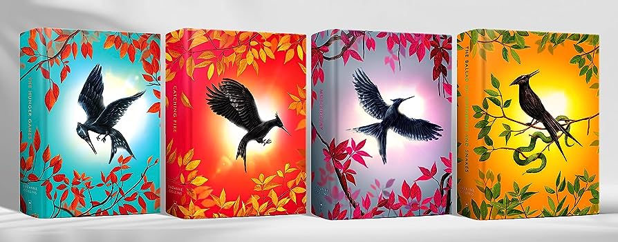 Featured image for “Scholastic UK Unveils A Deluxe “The Hunger Games” Box Set Featuring Sensational Art By Freya Betts”