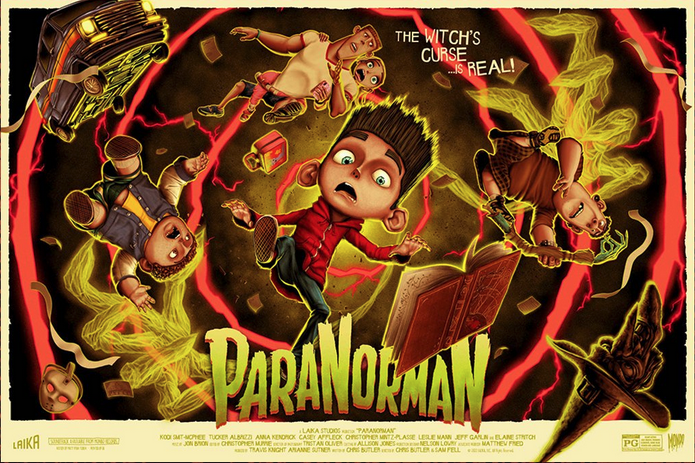 Alternative movie poster for Laika's ParaNorman by Matt Ryan Tobin