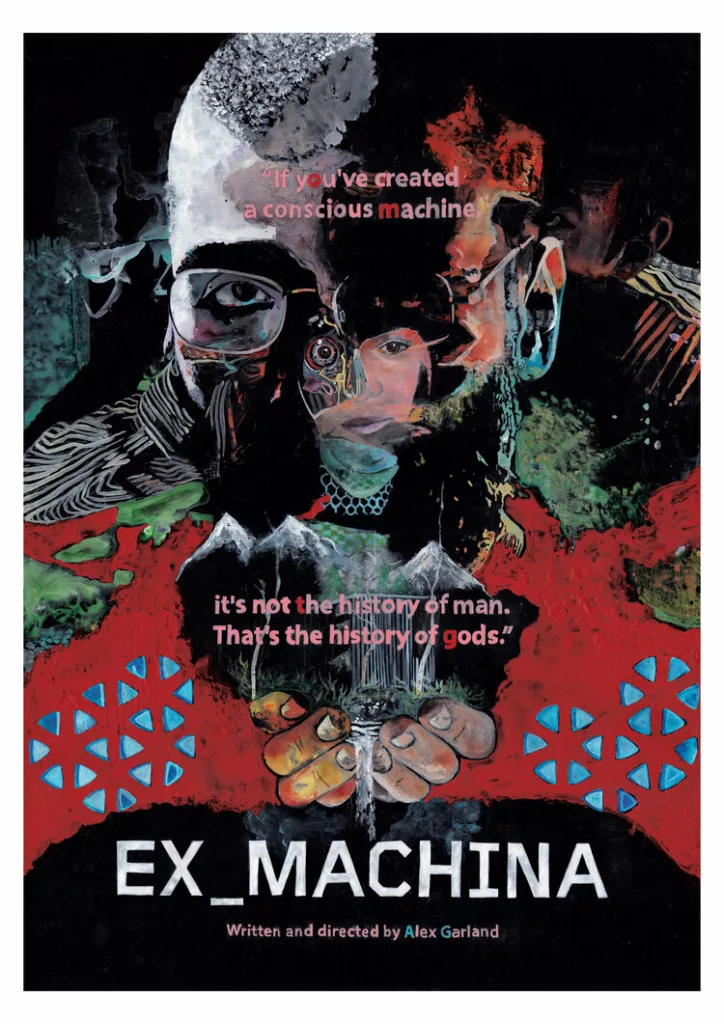Dom Bittner Alternative Movie Poster: Ex Machina