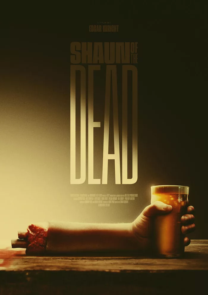 Alternative movie poster for Shaun of the dead by Geraint Williams